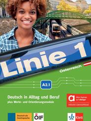 Linie 1 &Ouml;sterreich A2.1 - Hybride Ausgabe allango, m. 1 Beilage