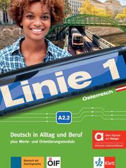Linie 1 &Ouml;sterreich A2.2 - Hybride Ausgabe allango, m. 1 Beilage