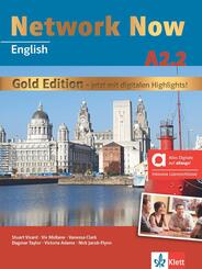 Network Now A2.2 Gold Edition - Hybride Ausgabe allango, m. 1 Beilage