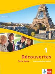 D&eacute;couvertes. S&eacute;rie jaune (ab Klasse 6). Ausgabe ab 2012 - Grammatisches Beiheft.Bd.1