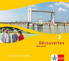 D&eacute;couvertes. S&eacute;rie jaune (ab Klasse 6). Ausgabe ab 2012.Bd.2,2 Audio-CDs zum H&ouml;rverstehen