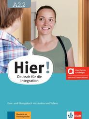 Hier! A2.2 - Hybride Ausgabe allango, m. 1 Beilage