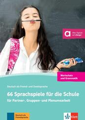 66 Sprachspiele f&uuml;r die Schule f&uuml;r Partner- und Gruppenarbeit