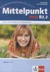 Mittelpunkt neu B2.2,2 Audio-CDs zum Lehrbuchteil