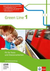 Green Line 1 - Fit f&uuml;r Tests und Klassenarbeiten mit L&ouml;sungsheft und CD-ROM Klasse 5