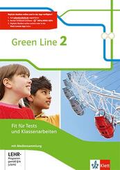 Green Line 2 - Fit f&uuml;r Tests und Klassenarbeiten mit L&ouml;sungsheft und CD-ROM Klasse 6