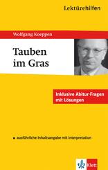 Klett Lekt&uuml;rehilfen Wolfgang Koeppen, Tauben im Gras