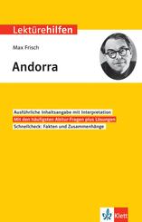 Lekt&uuml;rehilfen Max Frisch: Andorra