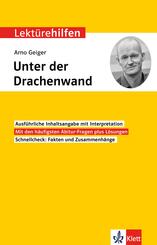 Lektürehilfen Arno Geiger: Unter der Drachenwand