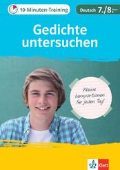 10-Minuten-Training Gedichte untersuchen Deutsch 7./8. Klasse