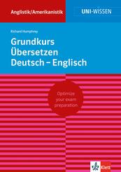 Uni Wissen Grundkurs &Uuml;bersetzen Deutsch-Englisch
