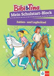 Bibi & Tina: Mein Schulstart-Block Zahlen- und Logikrätsel