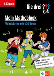 Die drei ??? Kids: Mein Matheblock 1. Klasse