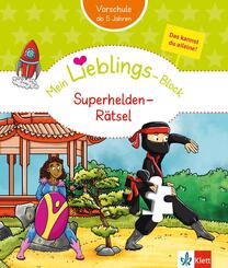 Klett Mein Lieblings-Block: Superhelden-R&auml;tsel