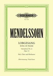 Lobgesang (Symphonie Nr.2 ) op.52, Klavierauszug