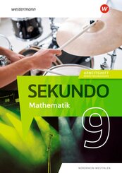 Sekundo 9E. Arbeitsheft mit L&ouml;sungen. Mathematik f&uuml;r differenzierende Schulformen. F&uuml;r Nordrhein-Westfalen