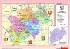 Nordrhein-Westfalen, Posterkarte