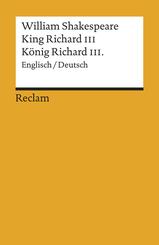 King Richard III / K&ouml;nig Richard III. Englisch/Deutsch