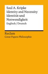 Identity and Necessity / Identit&auml;t und Notwendigkeit. Englisch/Deutsch. [Great Papers Philosophie]