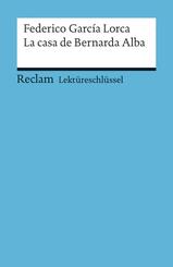 Lekt&uuml;reschl&uuml;ssel zu Federico Garc&iacute;a Lorca: La casa de Bernarda Alba