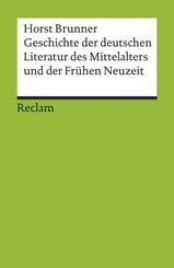 Geschichte der deutschen Literatur des Mittelalters