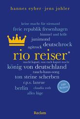 Rio Reiser. 100 Seiten