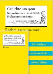 Lehrerpaket zum l&auml;nder&uuml;bergreifenden Abiturthema 2024-2026 &raquo;Gedichte um 1900&laquo; (Textausgabe + Lehrerband)