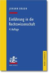 Einf&uuml;hrung in die Rechtswissenschaft