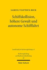 Schiffskollision, h&ouml;here Gewalt und autonome Schifffahrt