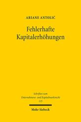 Fehlerhafte Kapitalerh&ouml;hungen