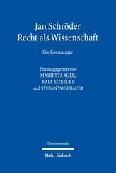 Jan Schr&ouml;der: Recht als Wissenschaft