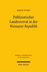 Publizistischer Landesverrat in der Weimarer Republik