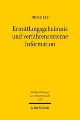 Ermittlungsgeheimnis und verfahrensexterne Information