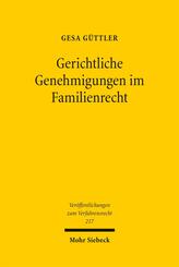 Gerichtliche Genehmigungen im Familienrecht