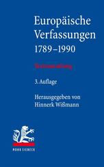 Europ&auml;ische Verfassungen 1789-1990