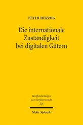 Die internationale Zust&auml;ndigkeit bei digitalen G&uuml;tern