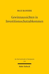 Gewinnaussichten in Investitionsschutzabkommen