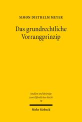 Das grundrechtliche Vorrangprinzip