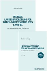 Landesbauordnung f&uuml;r Baden-W&uuml;rttemberg - Textausgabe + Synopse - Paket