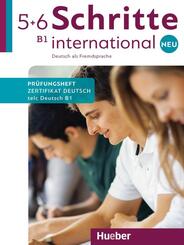 Schritte international Neu - Deutsch als Fremdsprache: Pr&uuml;fungsheft Zertifikat telc Deutsch B1, m. Audio-CD