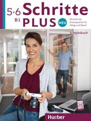Schritte plus Neu -&nbsp;Arbeitsbuch, m. 2 Audio-CDs.Bd.5+6