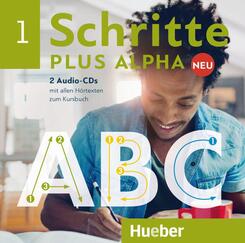Schritte plus Alpha Neu.Bd.1,2 Audio-CDs mit allen H&ouml;rtexten zum Kursbuch