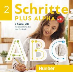 Schritte plus Alpha Neu.Bd.2,2 Audio-CDs zum Kursbuch