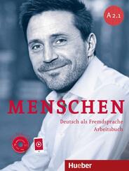 Menschen - Deutsch als Fremdsprache. Menschen A2.1. Arbeitsbuch mit Audio-CD