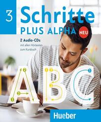 Schritte plus Alpha Neu,2 Audio-CDs mit allen H&ouml;rtexte zum Kursbuch