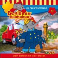 Benjamin Bl&uuml;mchen als Feuerwehrmann, 1 Audio-CD