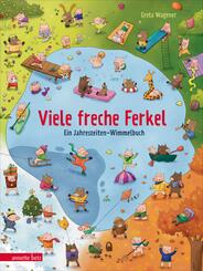 Viele freche Ferkel - Ein Pappbilderbuch voller niedlicher Haus- und Wildschweinchen