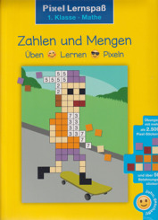 Pixel Lernspaß - 1.Klasse, Mathe: Zahlen und Mengen (Mit über 2.500 Stickern)