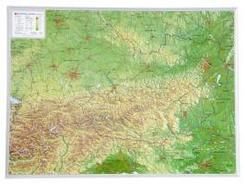 &Ouml;sterreich, Reliefkarte, Gro&szlig;. Austria