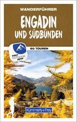 K&uuml;mmerly+Frey Wanderf&uuml;hrer Engadin und S&uuml;db&uuml;nden